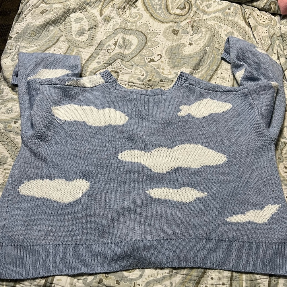 SHEIN CLOUD CARDIGAN, 1 XL, WORN ONCE, WIDE, BAGGY SLEVES, SOLD OUT